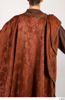  Photos Man in Historical Dress 35 Gladiator dress Historical clothing brown habit orange cloak upper body 0006.jpg